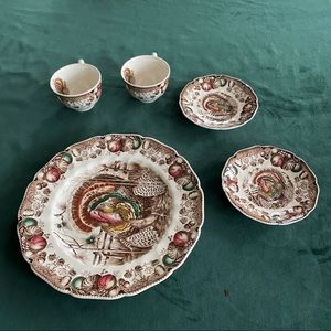 Johnson Bros His Majesty Turkey 5 Piece Set
